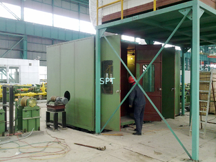 Water Cooled Epoxy Resin Pipe Coating Line 2-12 Inch Diameter 380V Power Supply