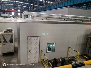 Varnish Steel Pipe Coating Line Induction Heating System for 1000 Meters Per Hour Production