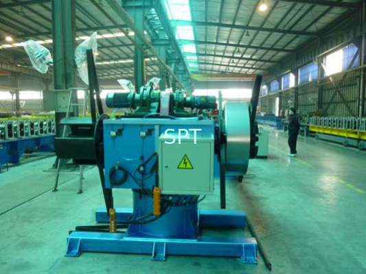 Cold Roll Forming Line with Complete Process Flow of Loading-Uncoiling-Straightening-Punching-Forming-Cutting-Unloading