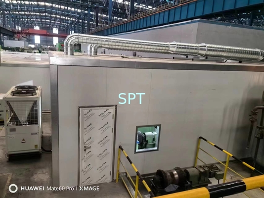 Varnish Steel Pipe Coating Line Induction Heating System for 1000 Meters Per Hour Production