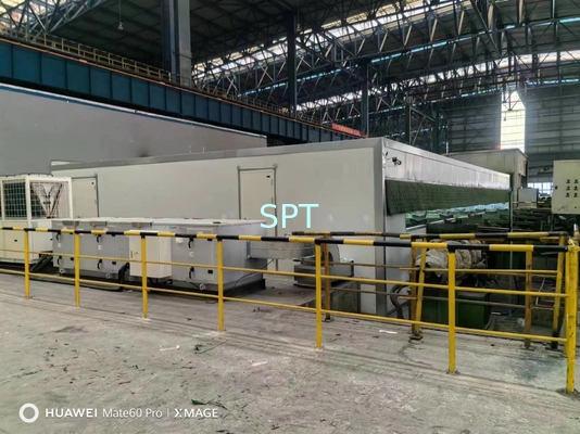 Oil Paint Pipe Coating Line 30 Meters Long with PLC Control System
